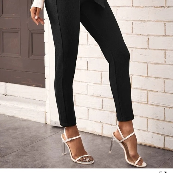 Belted skinny pants - Picture 2 of 5